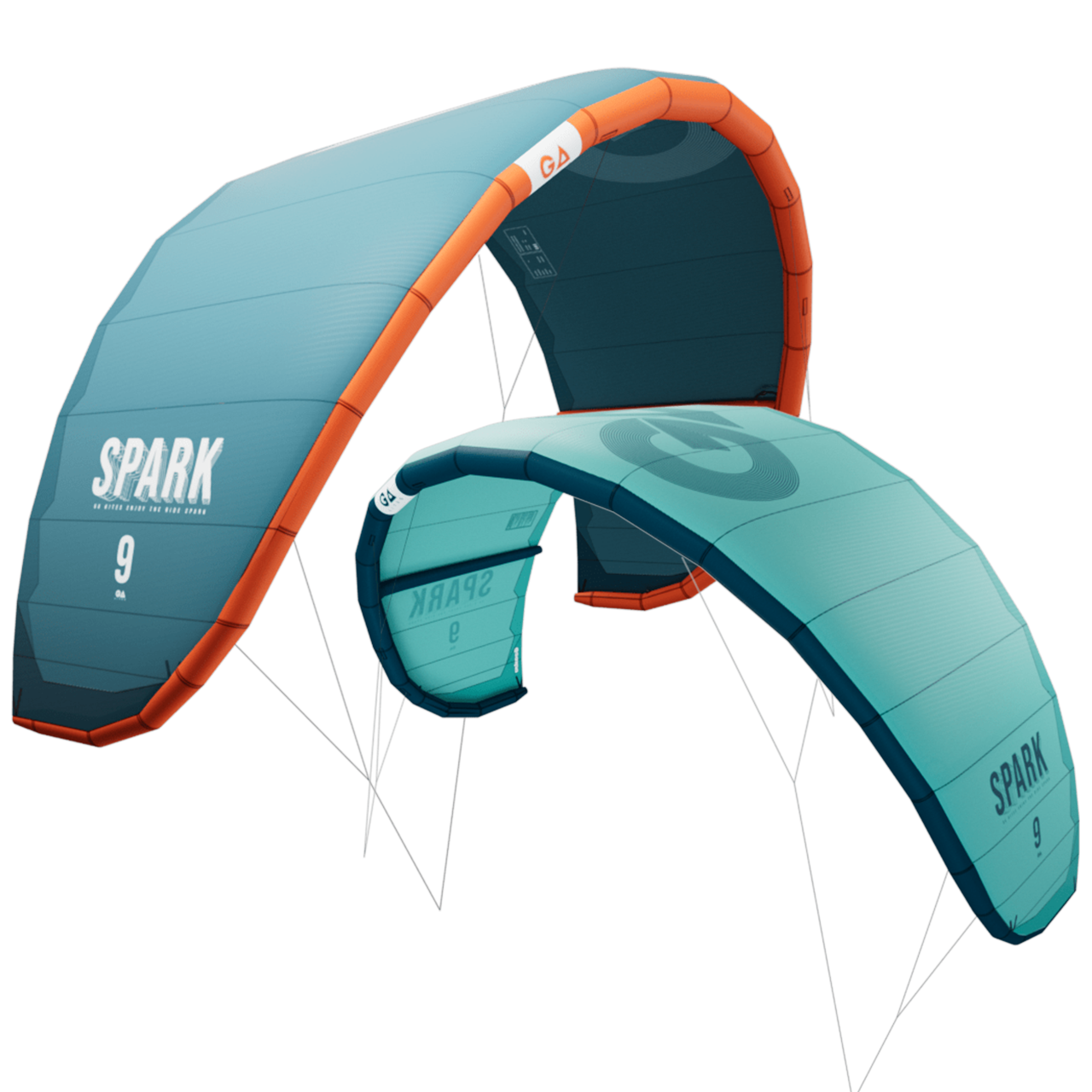 GA Kites, Spark 2023 kiteboarding, kitesurfing