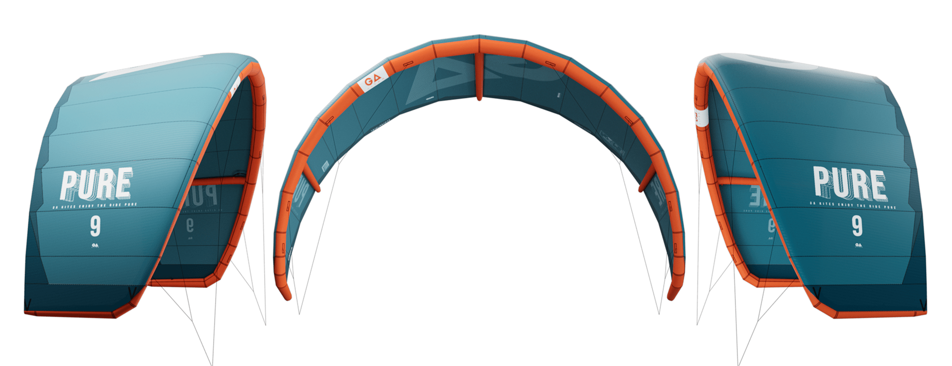 GA Kites, Pure 2023 kiteboarding, kitesurfing